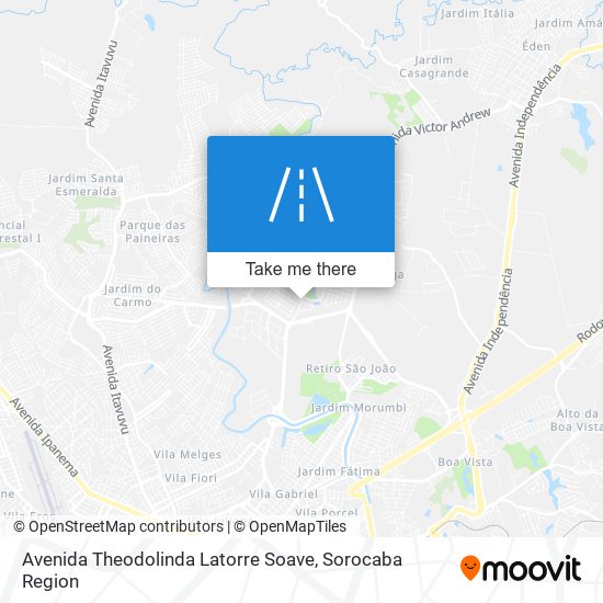 Avenida Theodolinda Latorre Soave map