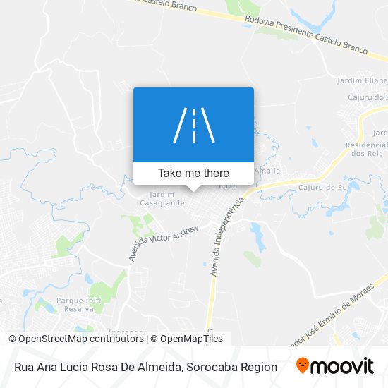 Rua Ana Lucia Rosa De Almeida map