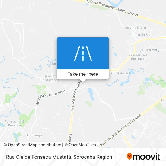 Rua Cleide Fonseca Mustafá map