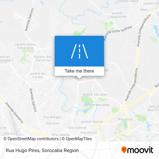 Rua Hugo Pires map