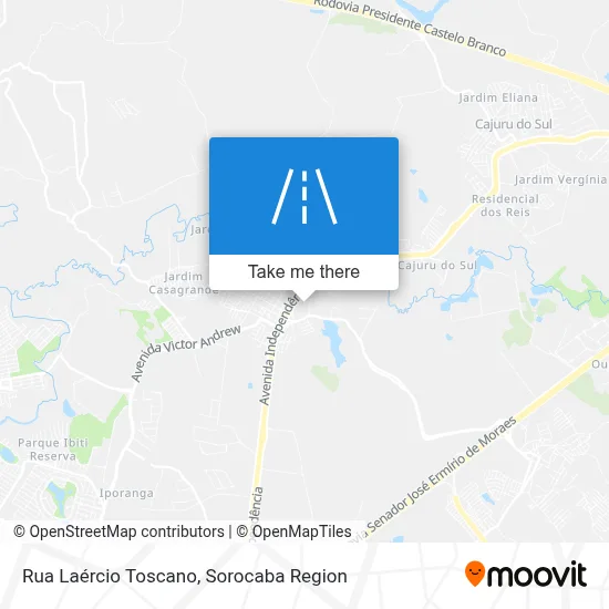 Rua Laércio Toscano map