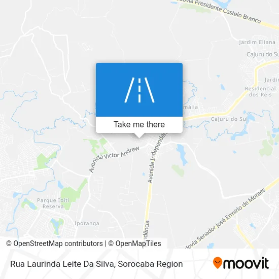 Rua Laurinda Leite Da Silva map