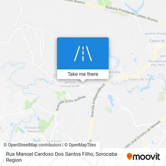 Rua Manoel Cardoso Dos Santos Filho map