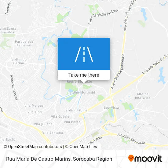 Rua Maria De Castro Marins map