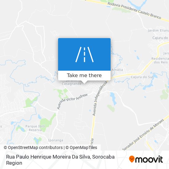 Mapa Rua Paulo Henrique Moreira Da Silva