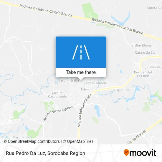 Rua Pedro Da Luz map