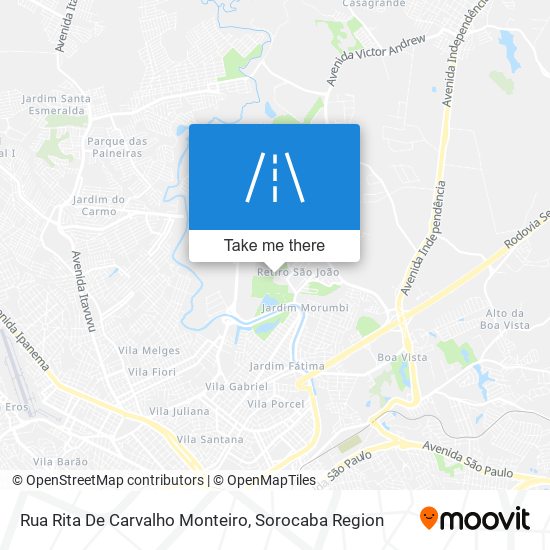 Rua Rita De Carvalho Monteiro map