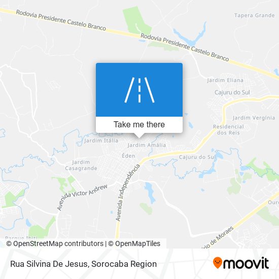 Mapa Rua Silvina De Jesus