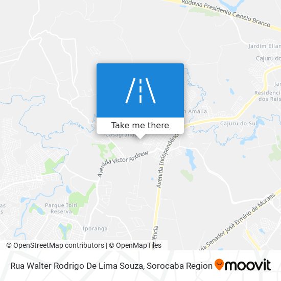 Rua Walter Rodrigo De Lima Souza map