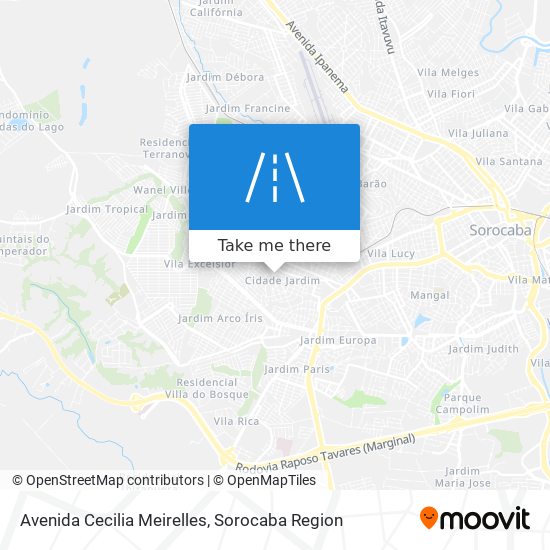 Avenida Cecilia Meirelles map