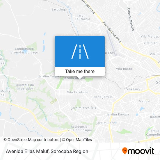 Mapa Avenida Elias Maluf