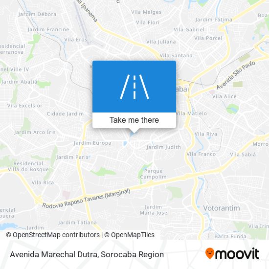 Avenida Marechal Dutra map