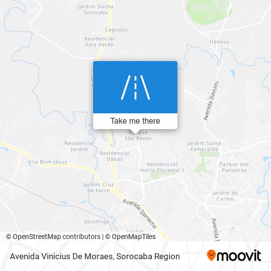 Avenida Vinicius De Moraes map