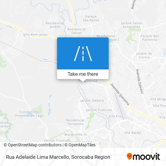 Rua Adelaide Lima Marcello map