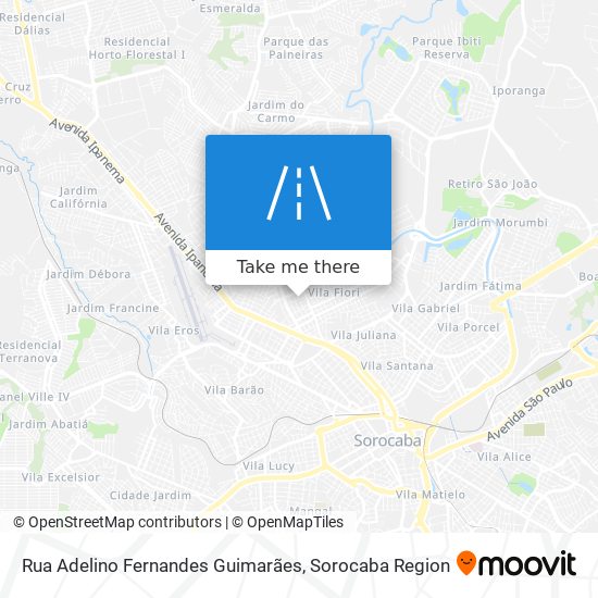 Rua Adelino Fernandes Guimarães map