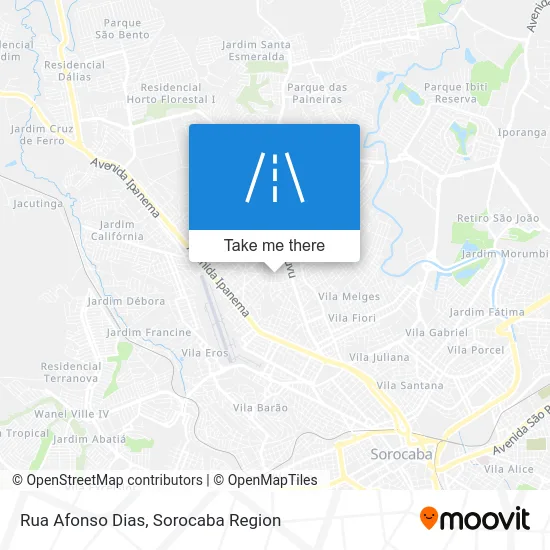 Rua Afonso Dias map