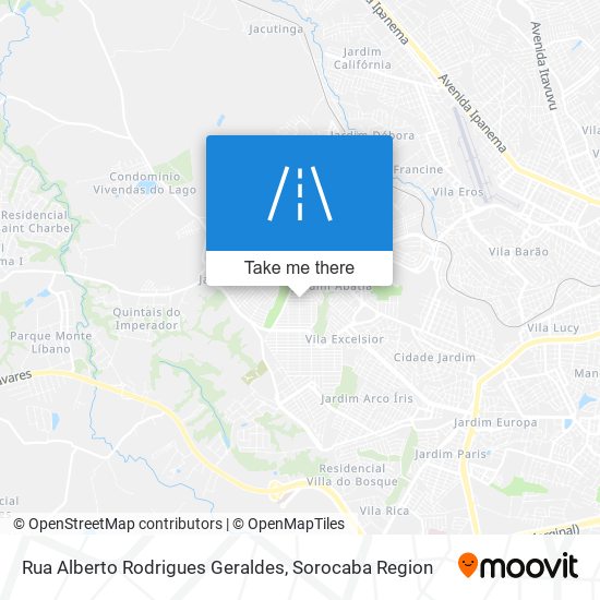 Rua Alberto Rodrigues Geraldes map