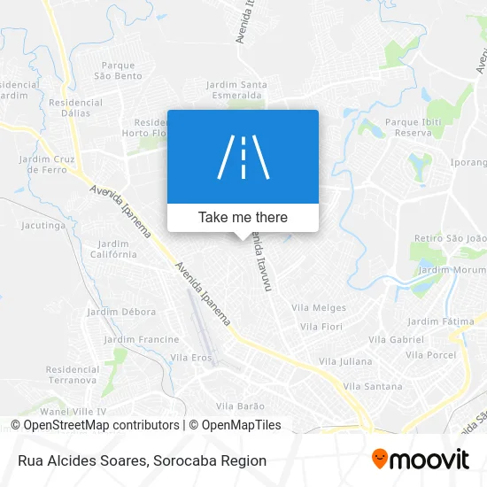 Rua Alcides Soares map