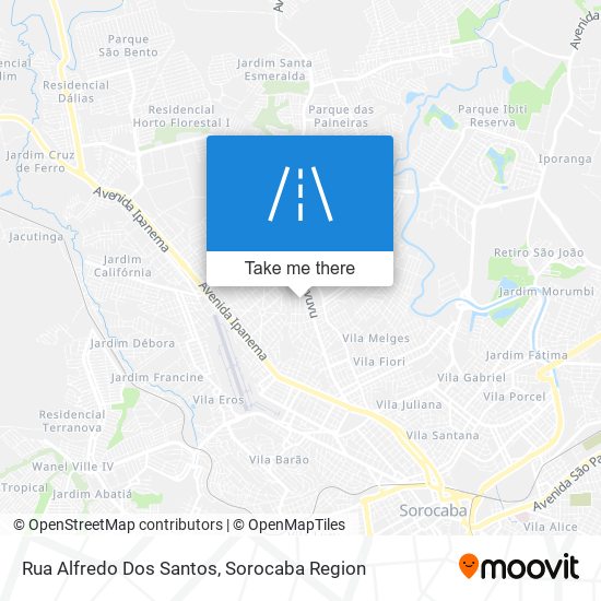 Rua Alfredo Dos Santos map