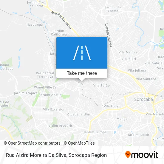 Rua Alzira Moreira Da Silva map