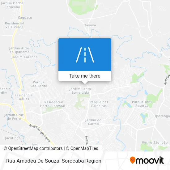 Rua Amadeu De Souza map