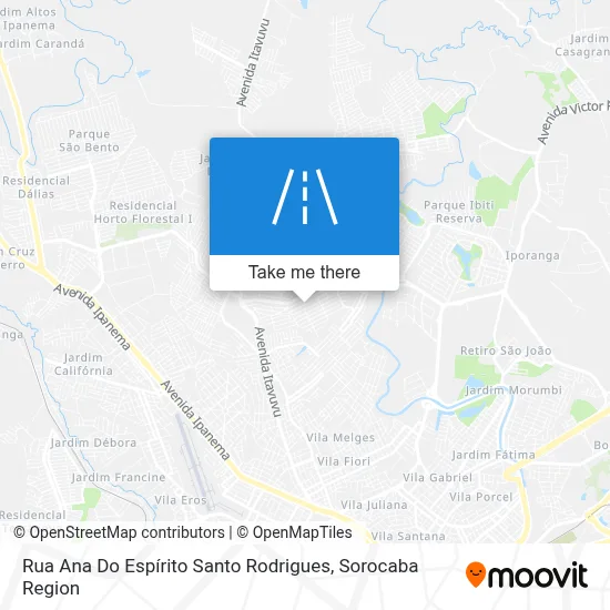 Rua Ana Do Espírito Santo Rodrigues map