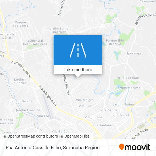 Rua Antônio Cassillo Filho map