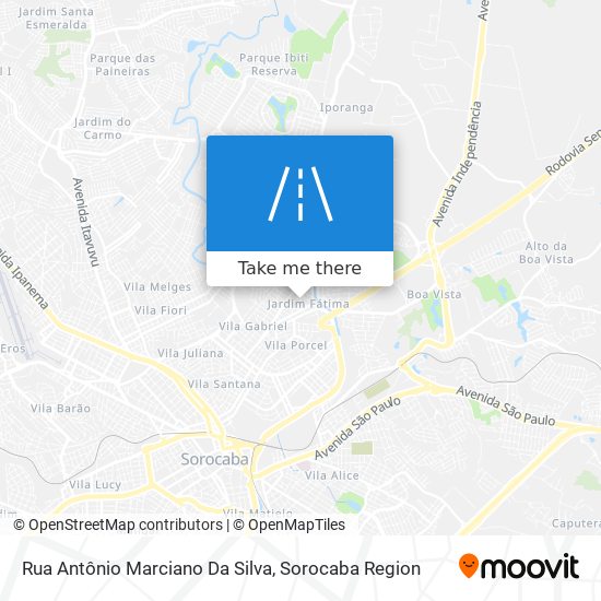 Rua Antônio Marciano Da Silva map