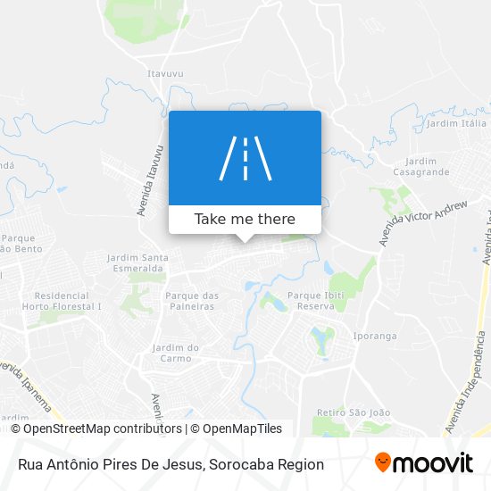 Mapa Rua Antônio Pires De Jesus