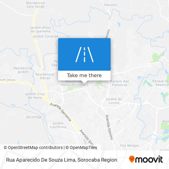 Rua Aparecido De Souza Lima map