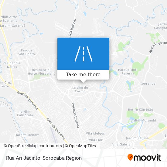 Rua Ari Jacinto map