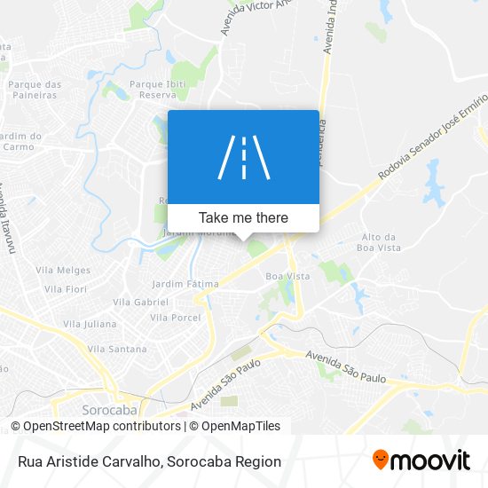 Rua Aristide Carvalho map