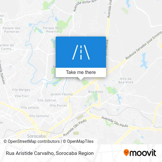 Rua Aristide Carvalho map