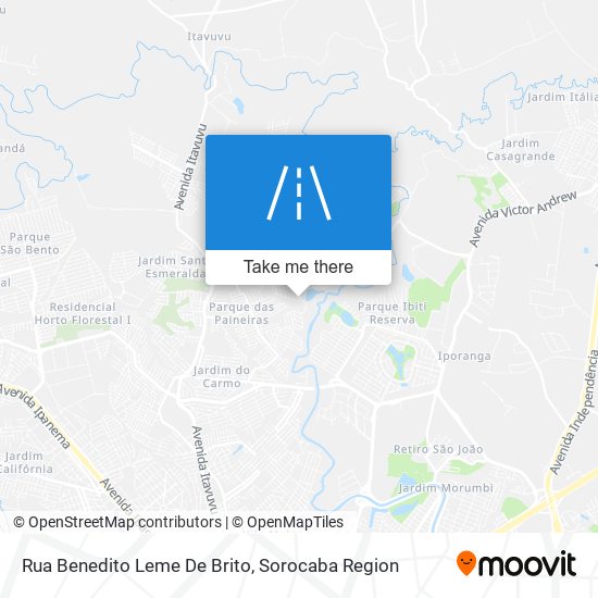 Rua Benedito Leme De Brito map