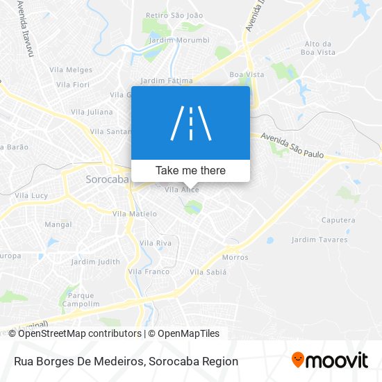 Mapa Rua Borges De Medeiros