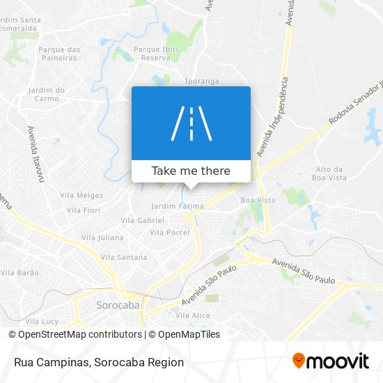 Mapa Rua Campinas