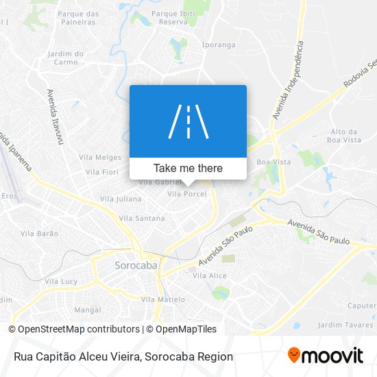 Rua Capitão Alceu Vieira map