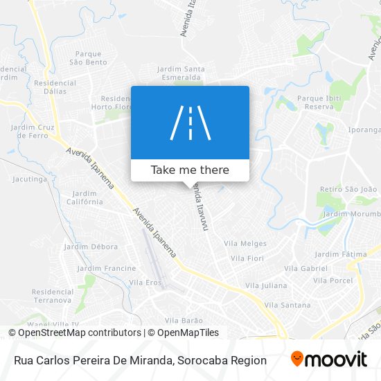 Rua Carlos Pereira De Miranda map