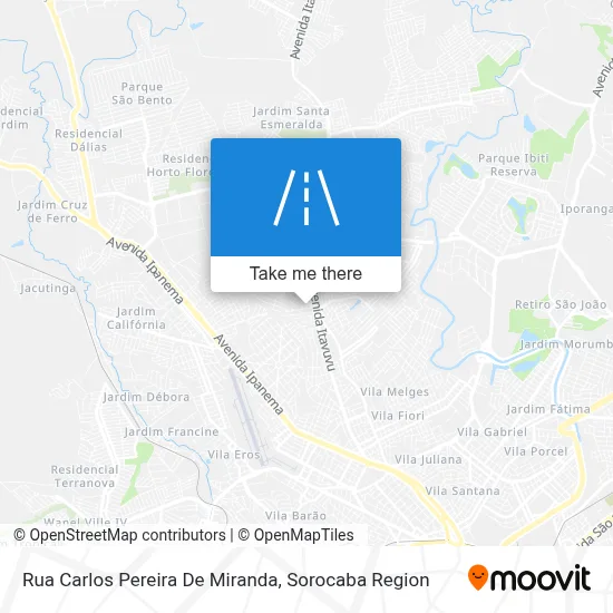 Rua Carlos Pereira De Miranda map