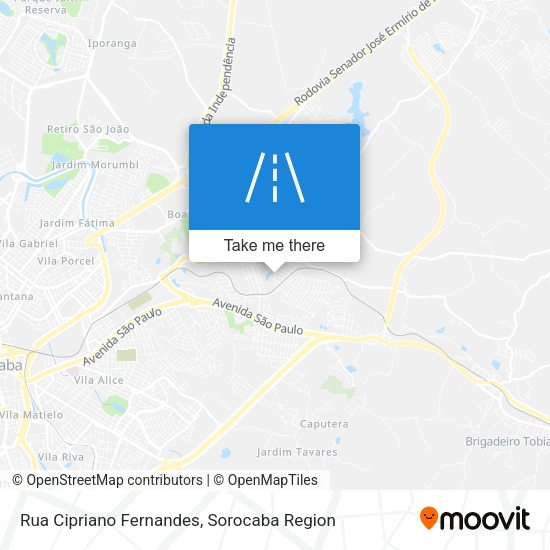 Rua Cipriano Fernandes map