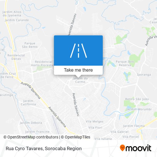 Rua Cyro Tavares map