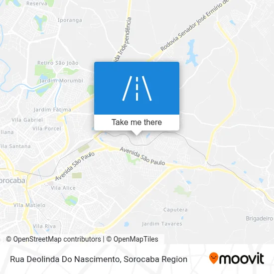 Rua Deolinda Do Nascimento map