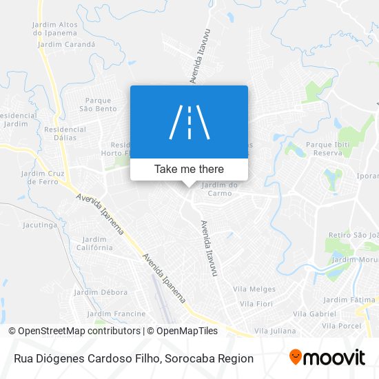 Rua Diógenes Cardoso Filho map