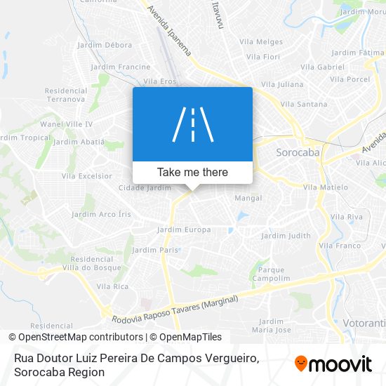 Rua Doutor Luiz Pereira De Campos Vergueiro map