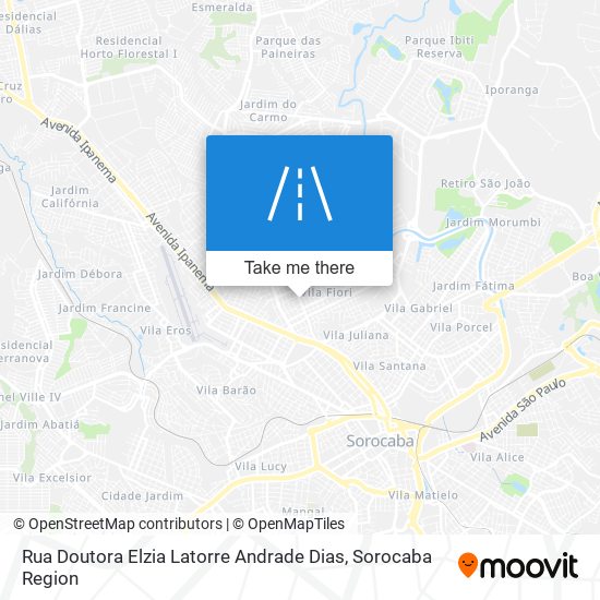 Rua Doutora Elzia Latorre Andrade Dias map