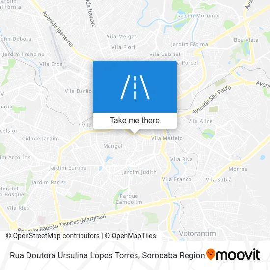 Rua Doutora Ursulina Lopes Torres map