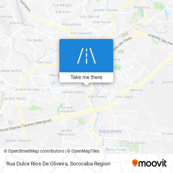 Mapa Rua Dulce Rios De Oliveira
