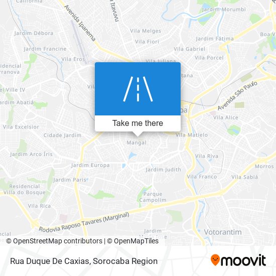 Mapa Rua Duque De Caxias