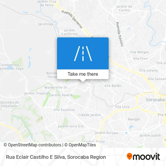 Rua Eclair Castilho E Silva map