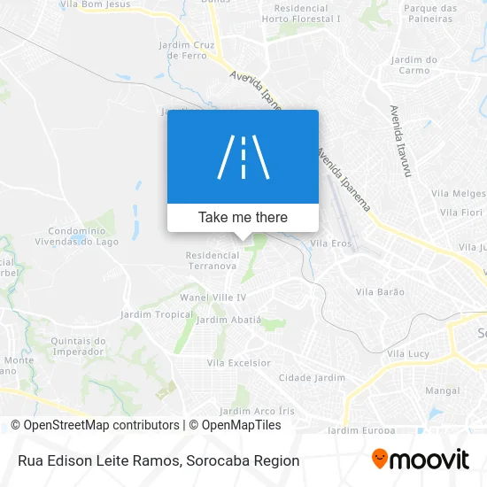 Rua Edison Leite Ramos map